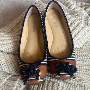 CUTE GIANNI BINI STRIPED SAILOR FLATS